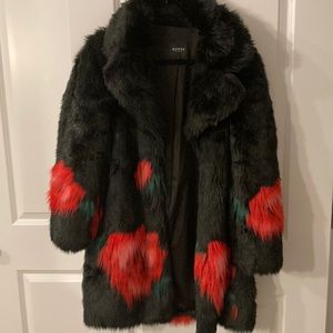 Guess faux fur coat